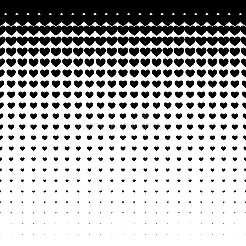 Modello senza cuciture dei cuori neri su fondo bianco, uso per la carta da parati, modello, fondo della pagina Web, strutture di illustrazione vettoriale Modello senza cuciture dei cuori neri su fondo bianco, uso per la carta da parati, modello, fondo della pagina Web, strutture di illustrazione vettoriale