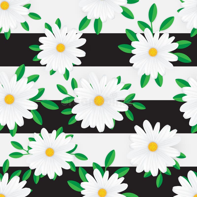 Modello senza cuciture del bello fiore su fondo geometrico royalty illustrazione gratis Modello senza cuciture del bello fiore su fondo geometrico royalty illustrazione gratis