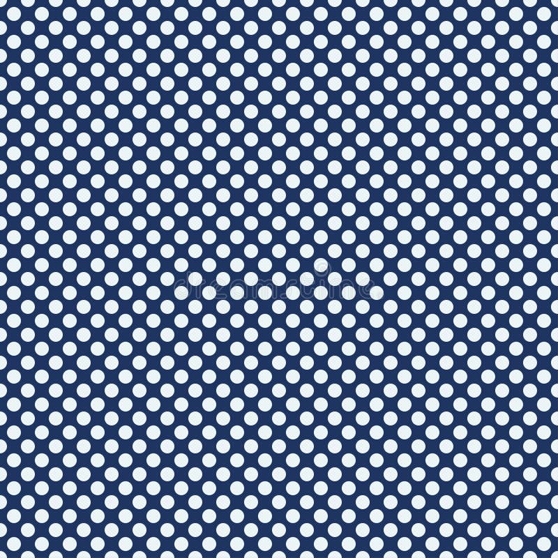 Modello senza cuciture del pois I cerchi di bianco su un fondo blu Struttura per il plaid, tovaglie, vestiti Illustrazione di vet illustrazione vettoriale Modello senza cuciture del pois I cerchi di bianco su un fondo blu Struttura per il plaid, tovaglie, vestiti Illustrazione di vet illustrazione vettoriale
