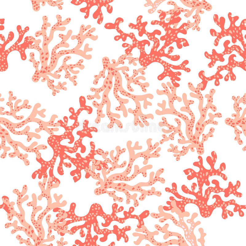 Modello senza cuciture della barriera corallina Stile subacqueo variopinto dell'annata del fondo del mondo dell'oceano Naturale s illustrazione di stock Modello senza cuciture della barriera corallina Stile subacqueo variopinto dell'annata del fondo del mondo dell'oceano Naturale s illustrazione di stock