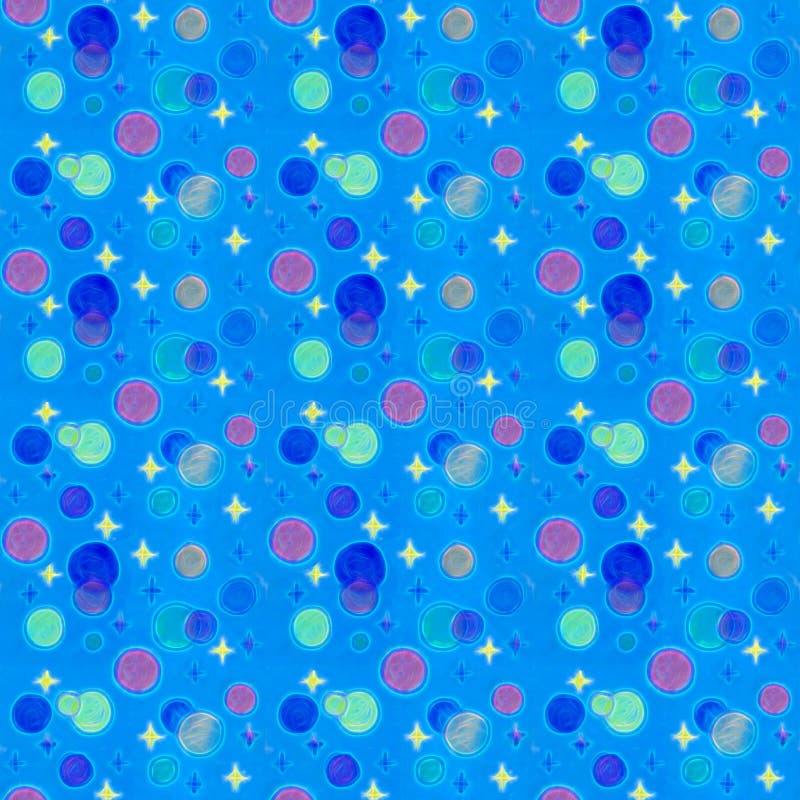 Modello senza cuciture della galassia Stelle e pianeti Fondo cosmico blu fotografia stock libera da diritti Modello senza cuciture della galassia Stelle e pianeti Fondo cosmico blu fotografia stock libera da diritti