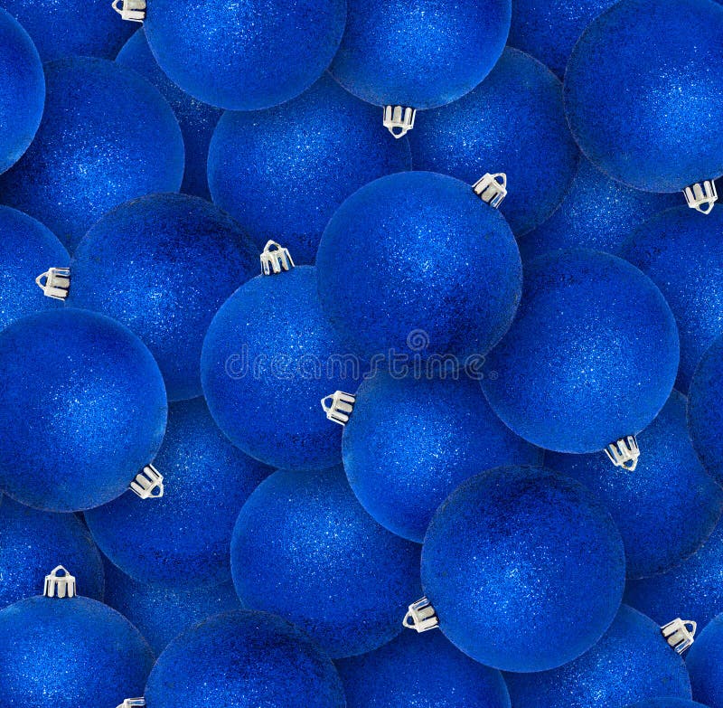 Modello senza cuciture delle palle blu di natale Natale tremulo o fotografie stock Modello senza cuciture delle palle blu di natale Natale tremulo o fotografie stock