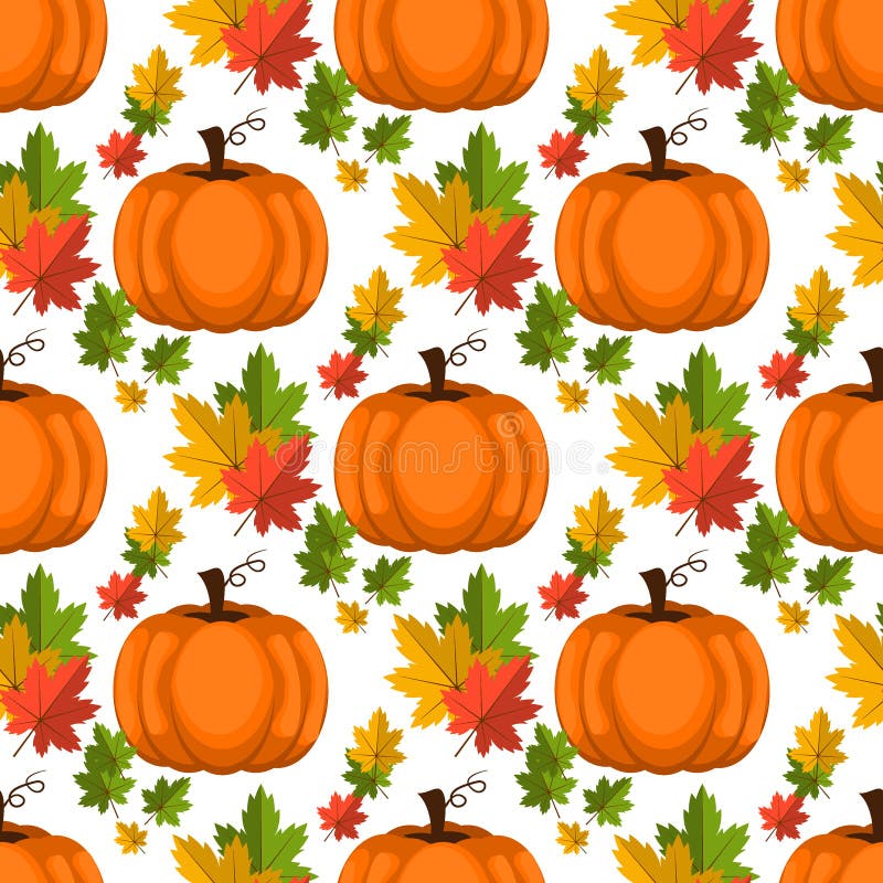 Modello senza cuciture di Halloween Fondo con la zucca illustrazione vettoriale Modello senza cuciture di Halloween Fondo con la zucca illustrazione vettoriale