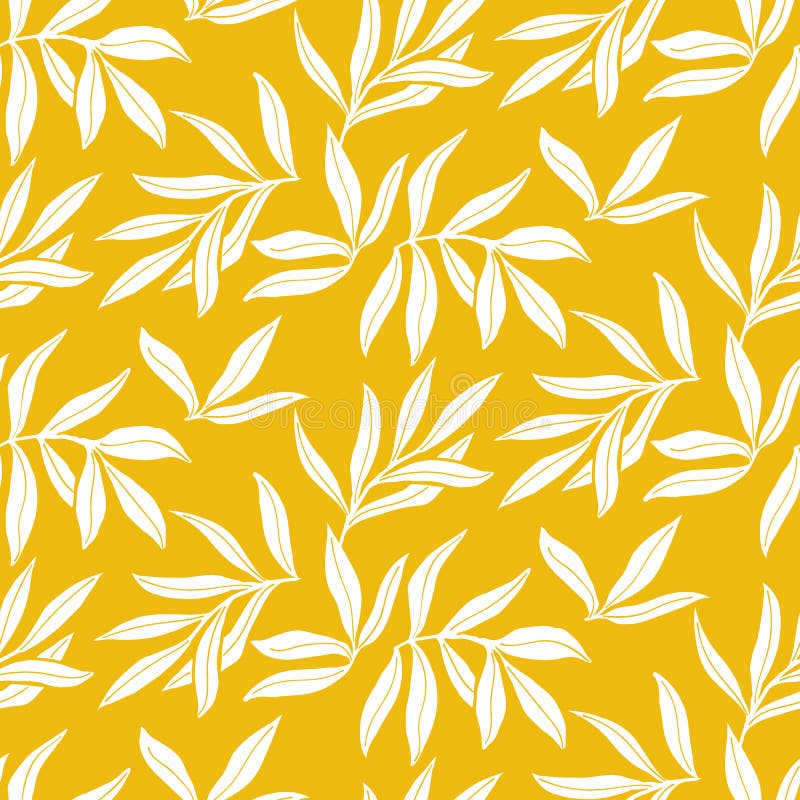 Modello senza cuciture di vettore con le foglie di caduta Fondo moderno elegante di autunno illustrazione vettoriale