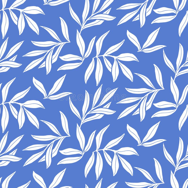 Modello senza cuciture di vettore con le foglie di caduta Fondo moderno elegante di autunno royalty illustrazione gratis