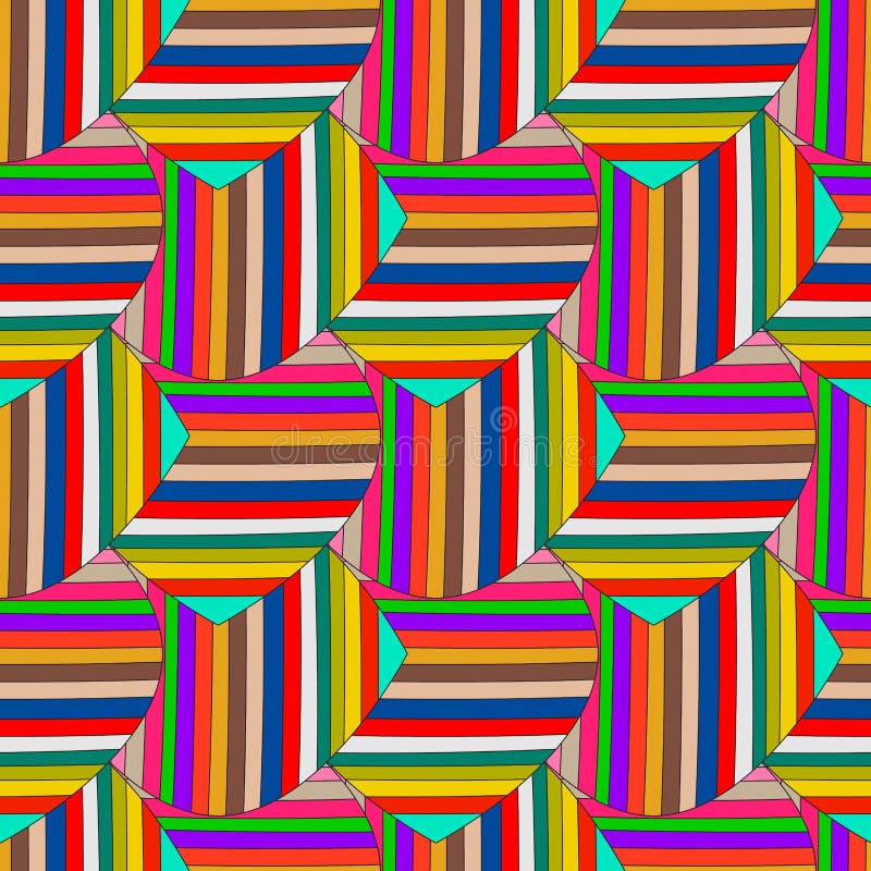 Abstract colorful striped vector seamless pattern. Ornamental multicolor geometric background. Multicolor stripes, lines, shapes. Bright decorative repeat backdrop. For fabric, textile, printing. Abstract colorful striped vector seamless pattern. Ornamental multicolor geometric background. Multicolor stripes, lines, shapes. Bright decorative repeat backdrop. For fabric, textile, printing