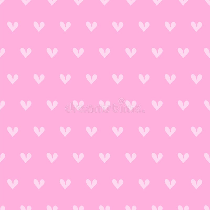 Modello senza cuciture disegnato a mano stilizzato di piccoli cuori rosa su fondo rosa luminoso Giorno del ` s del biglietto di S royalty illustrazione gratis Modello senza cuciture disegnato a mano stilizzato di piccoli cuori rosa su fondo rosa luminoso Giorno del ` s del biglietto di S royalty illustrazione gratis