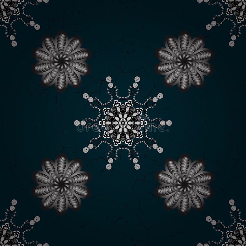 Modello su fondo blu e bianco con gli elementi illustrazione di stock Modello su fondo blu e bianco con gli elementi illustrazione di stock