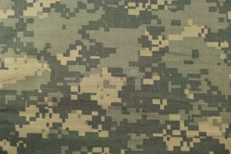 Modello universale del cammuffamento, camo digitale dell'uniforme di combattimento dell'esercito, primo piano militare del ACU di