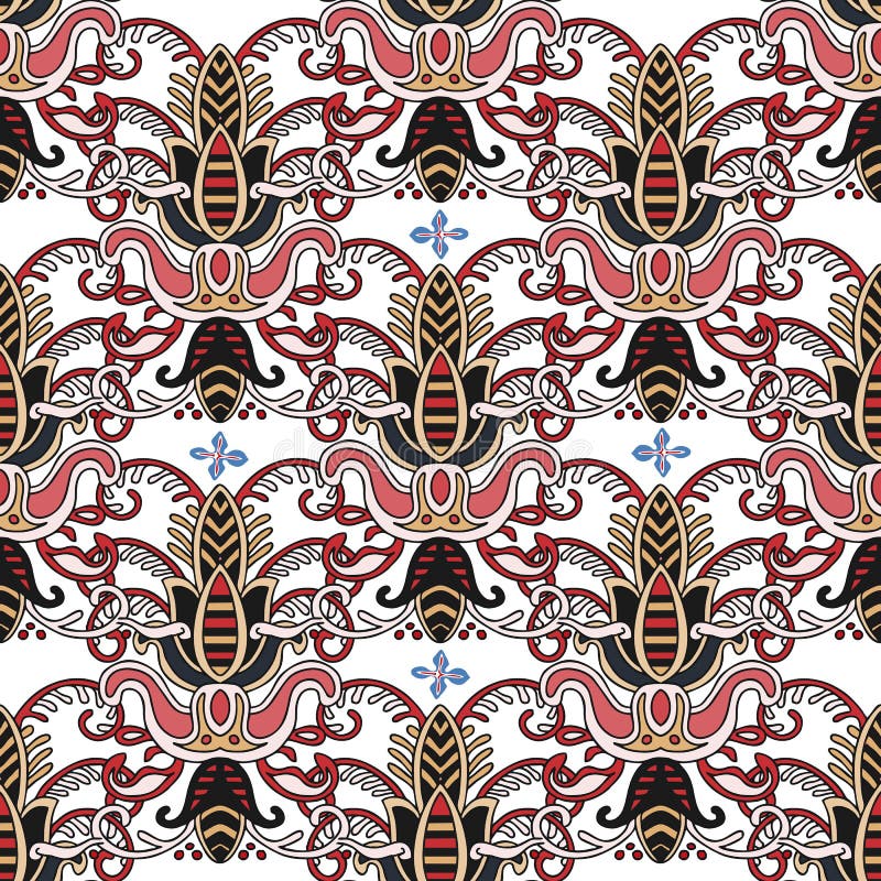 Modello variopinto senza cuciture nello stile turco Priorit? bassa decorativa dell'annata Ornamento disegnato a mano Islam, arabo illustrazione di stock Modello variopinto senza cuciture nello stile turco Priorit? bassa decorativa dell'annata Ornamento disegnato a mano Islam, arabo illustrazione di stock