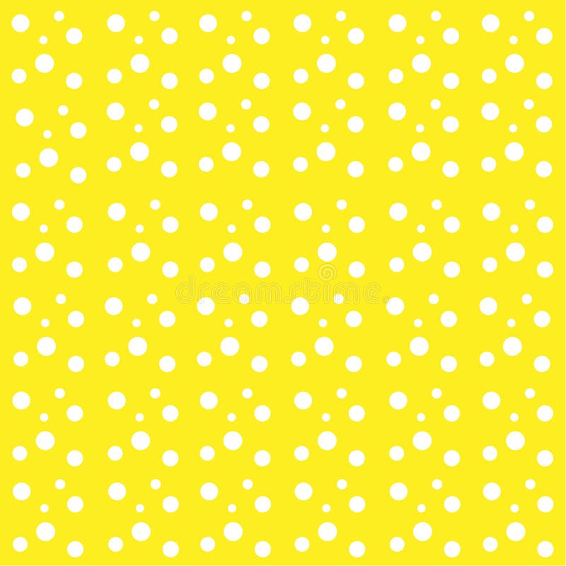 Modelo abstracto del fondo de los descensos de los círculos blancos amarillos de las bolas ilustración del vector Modelo abstracto del fondo de los descensos de los círculos blancos amarillos de las bolas ilustración del vector