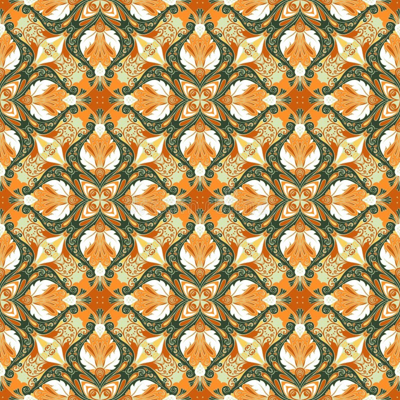 Modelo abstracto inconsútil del caleidoscopio (vector) stock de ilustración