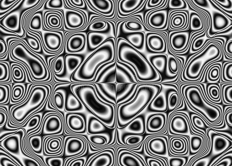 Modelo abstracto - modelo caleidoscópico stock de ilustración