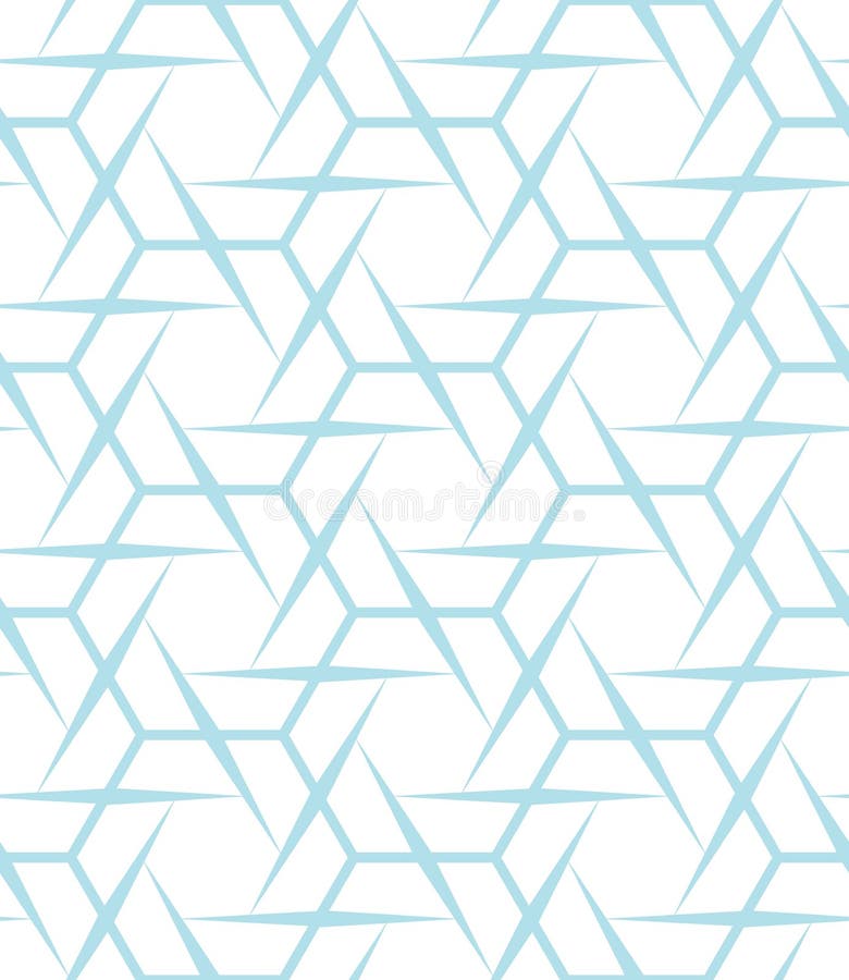 Modelo agudo del hexágono de la impresión azul geométrica abstracta del diseño gráfico stock de ilustración Modelo agudo del hexágono de la impresión azul geométrica abstracta del diseño gráfico stock de ilustración
