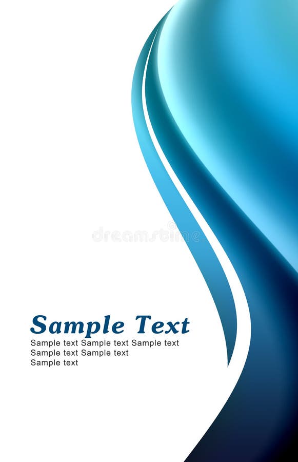 Modelo azul stock de ilustración