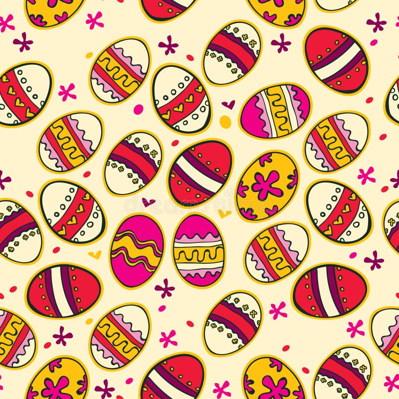 Modelo con los huevos de Pascua coloridos. libre illustration Modelo con los huevos de Pascua coloridos. libre illustration
