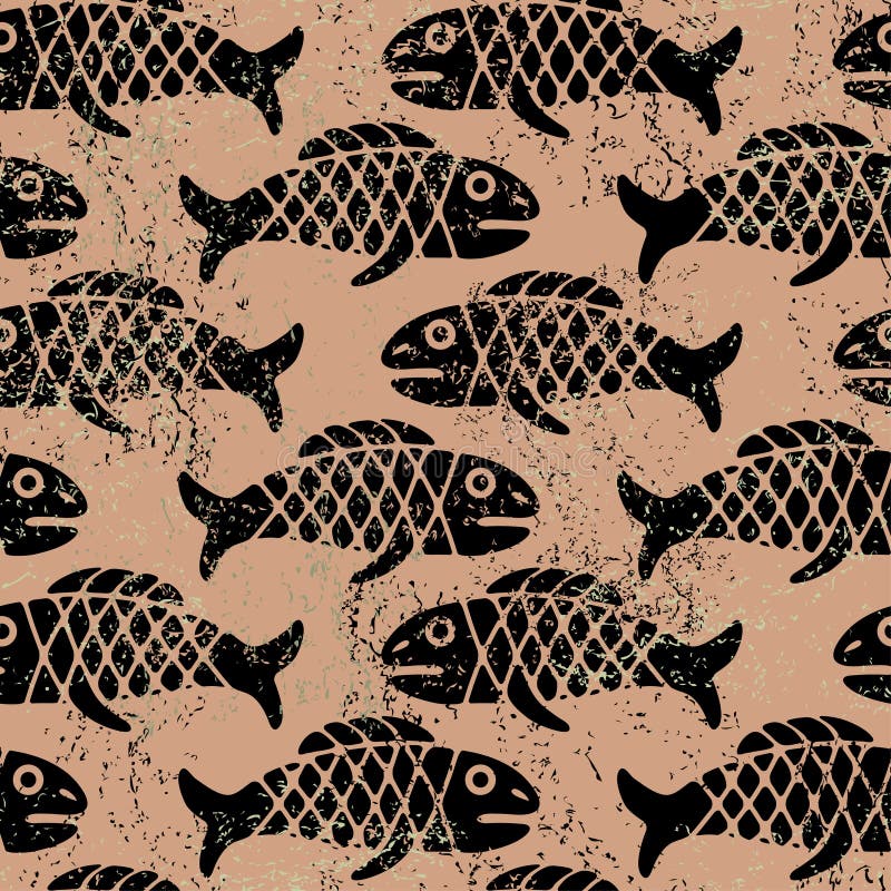 Modelo con los pescados libre illustration Modelo con los pescados libre illustration