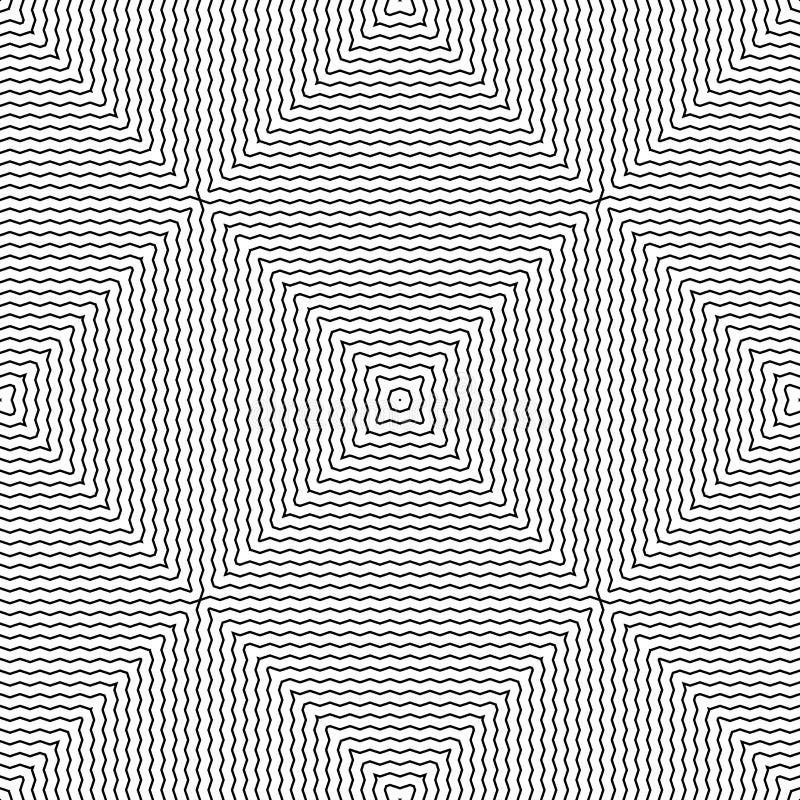 Modelo controlado inconsútil Líneas textura del zigzag ilustración del vector Modelo controlado inconsútil Líneas textura del zigzag ilustración del vector