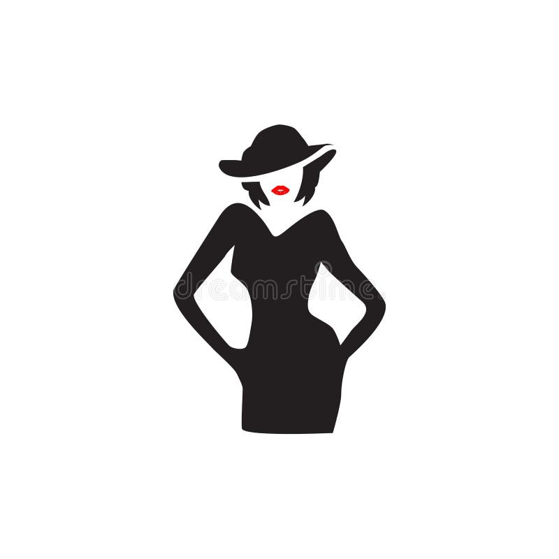 Modelo De Desenho De Logotipo De Moda Feminina Ilustração do Vetor -  Ilustração de jogo, carrinho: 223359467