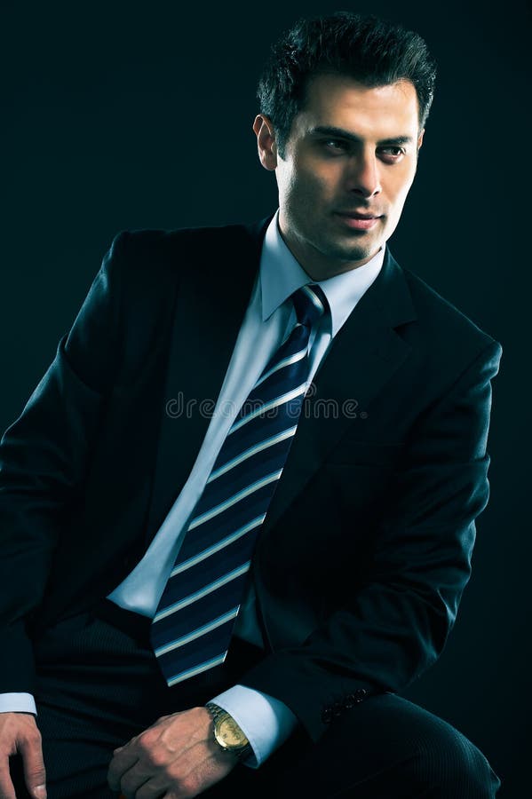 Modelo de Moda Masculino imagem de stock royalty free