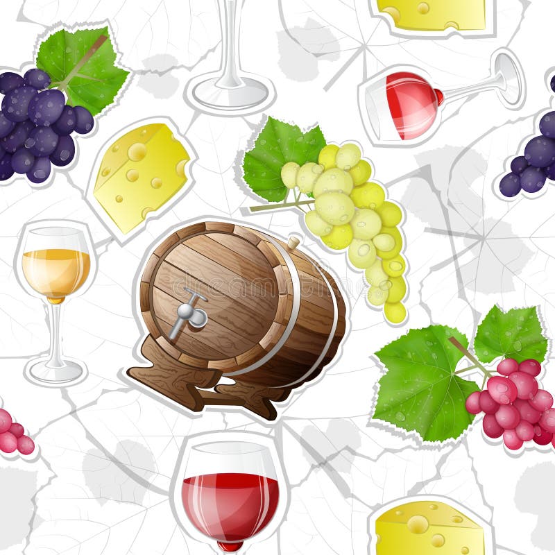 Modelo de la elaboración de vino ilustración del vector Modelo de la elaboración de vino ilustración del vector