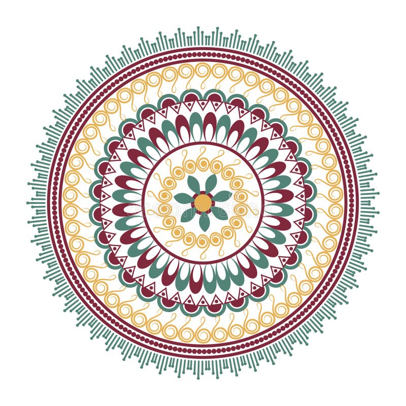Modelo de la mandala del círculo Ornamento redondo decorativo Logotipo de la yoga, fondo para el cartel de la meditación stock de ilustración Modelo de la mandala del círculo Ornamento redondo decorativo Logotipo de la yoga, fondo para el cartel de la meditación stock de ilustración