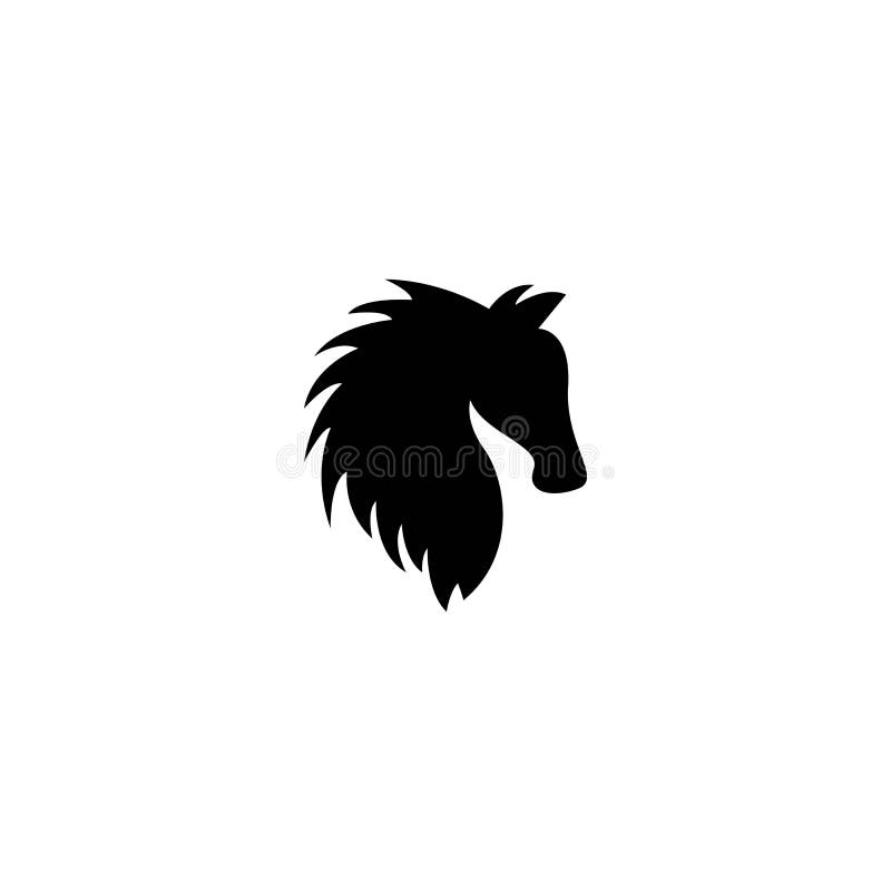 Modelo De Logotipo De Cavalo Ilustração Stock - Ilustração de fazenda,  xadrez: 188171913
