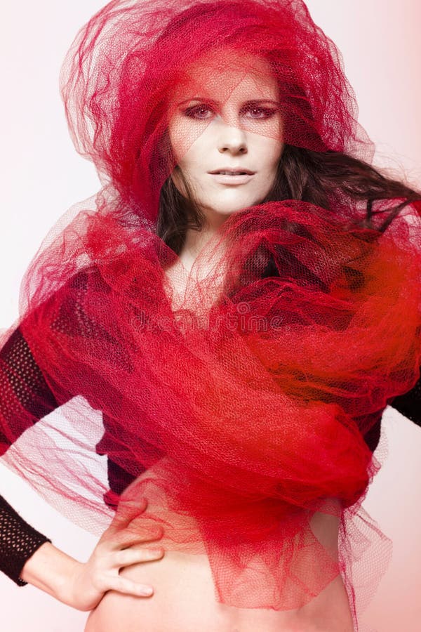 Modelo de moda hermoso con el pelo oscuro. imágenes de archivo libres de regalías Modelo de moda hermoso con el pelo oscuro. imágenes de archivo libres de regalías