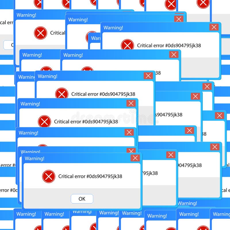 Web Ui Antigo. Retro Windows User Interface Caixas De Alerta Pop-up Abas  Explorer Janela Garish Vetor Modelos Coleção Ilustração do Vetor -  Ilustração de defeito, sinal: 215838320