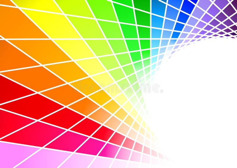 Patrón de arcoíris ilustración del vector