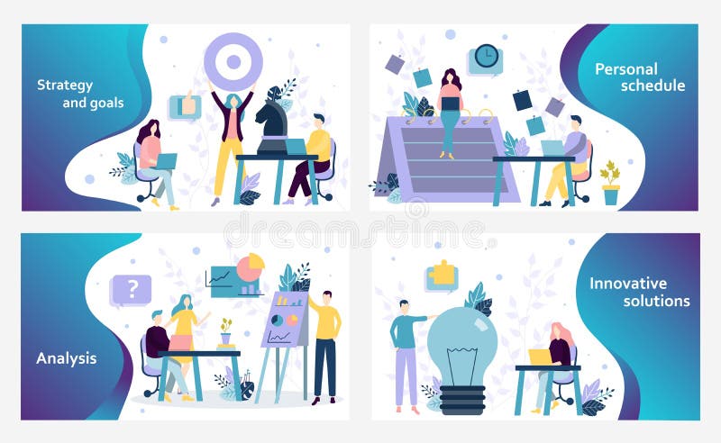 Modelo del dise?o del Web site del vector Estrategia empresarial, informe financiero y análisis de datos, idea creativa P?gina de stock de ilustración Modelo del dise?o del Web site del vector Estrategia empresarial, informe financiero y análisis de datos, idea creativa P?gina de stock de ilustración