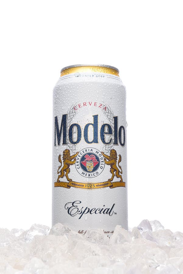 Modelo Especial Can in Ice editorial stock photo. Image of mexican -  184656108