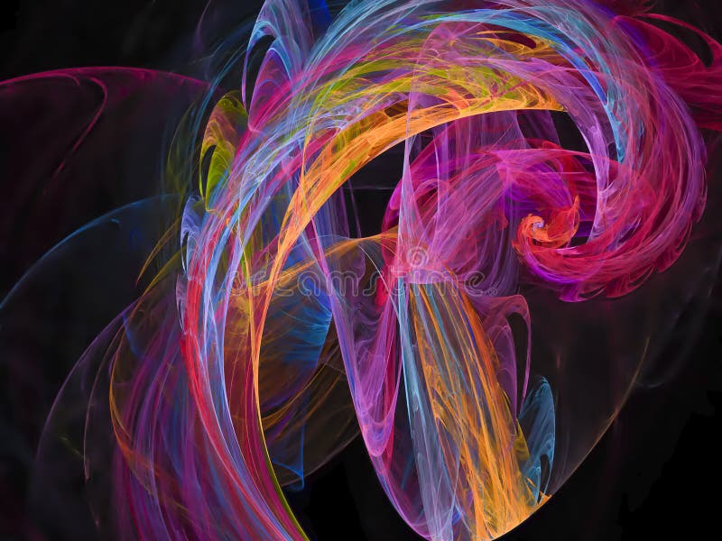 Modelo futurista del fractal de la capa digital del efecto de la textura profunda vibrante abstracta del diseño ilustración del vector Modelo futurista del fractal de la capa digital del efecto de la textura profunda vibrante abstracta del diseño ilustración del vector