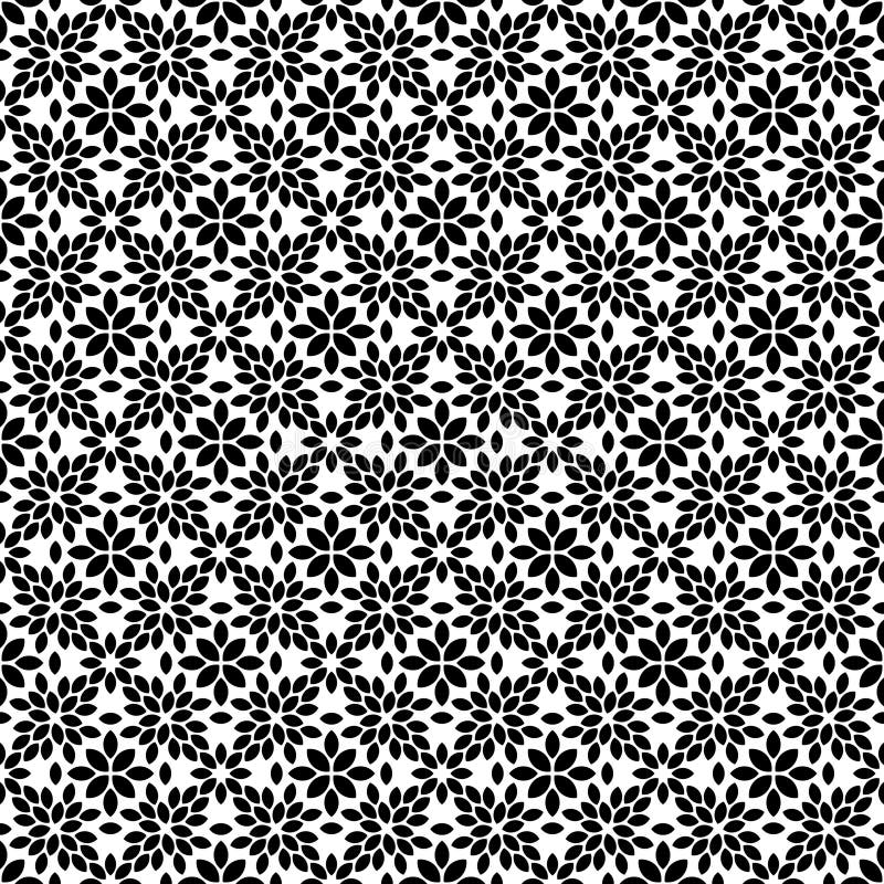 Modelo geométrico floral abstracto inconsútil del vector ilustración del vector Modelo geométrico floral abstracto inconsútil del vector ilustración del vector