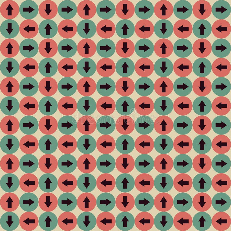 Modelo geométrico inconsútil en los colores retros para los inconformistas libre illustration Modelo geométrico inconsútil en los colores retros para los inconformistas libre illustration