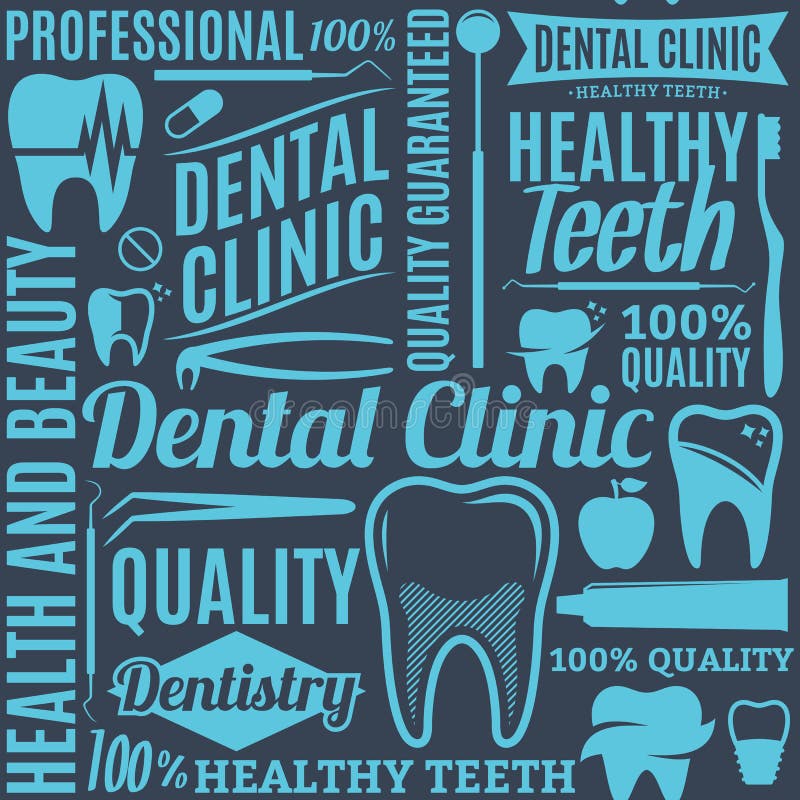 Modelo Inconsútil O Fondo De La Clínica Dental Ilustración del Vector -  Ilustración de medicina, espejo: 88425846