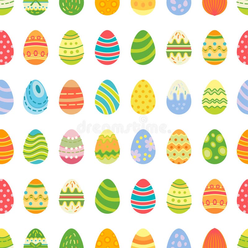 Modelo incons?til de los huevos de Pascua Fondo del vintage del día de fiesta libre illustration Modelo incons?til de los huevos de Pascua Fondo del vintage del día de fiesta libre illustration