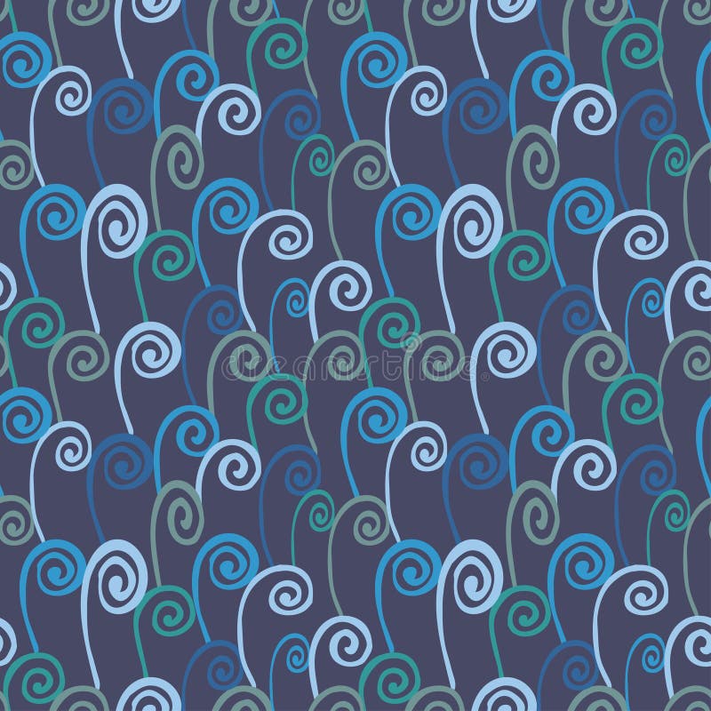 Modelo inconsútil abstracto con espirales libre illustration Modelo inconsútil abstracto con espirales libre illustration
