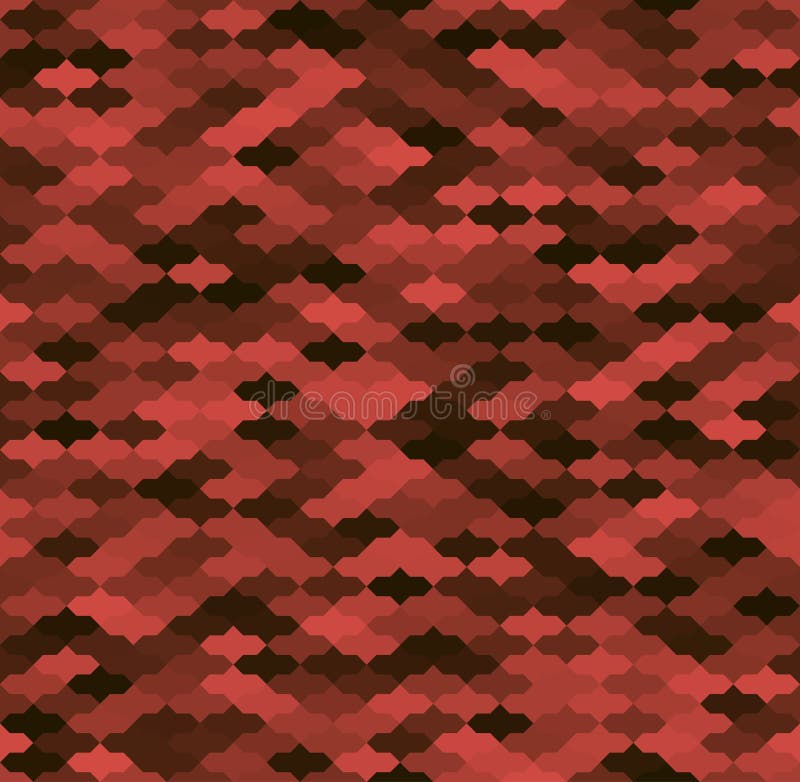 Modelo inconsútil arrinconado geométrico rojo y negro ilustración del vector Modelo inconsútil arrinconado geométrico rojo y negro ilustración del vector