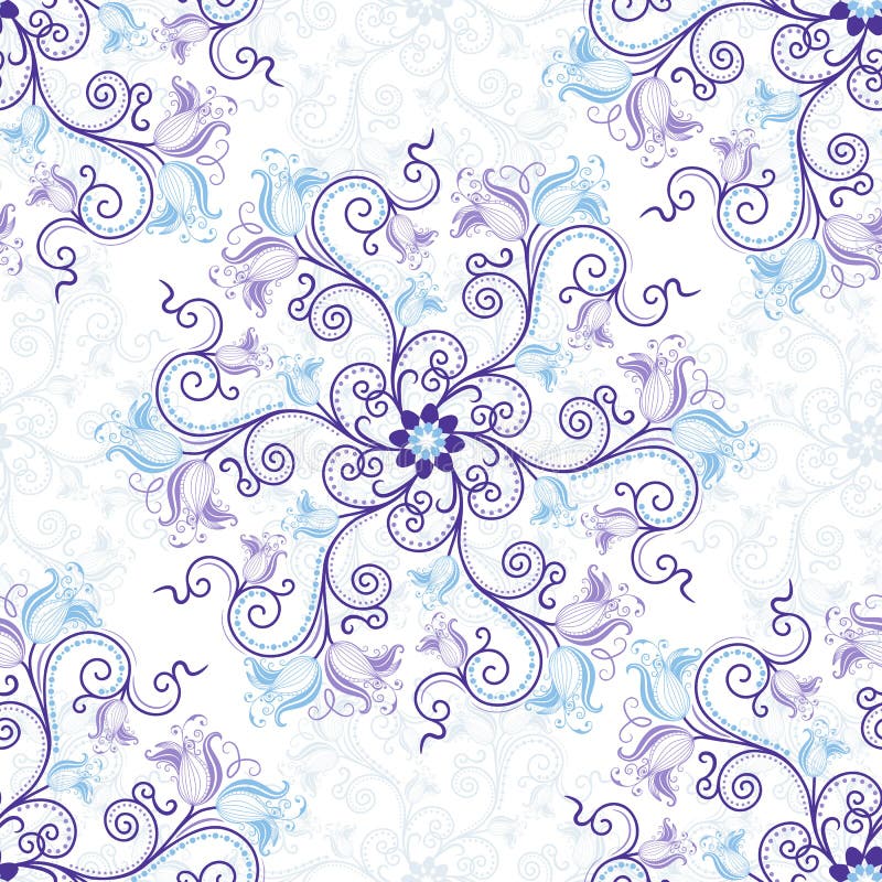 modelo inconsútil Blanco-azul ilustración del vector modelo inconsútil Blanco-azul ilustración del vector
