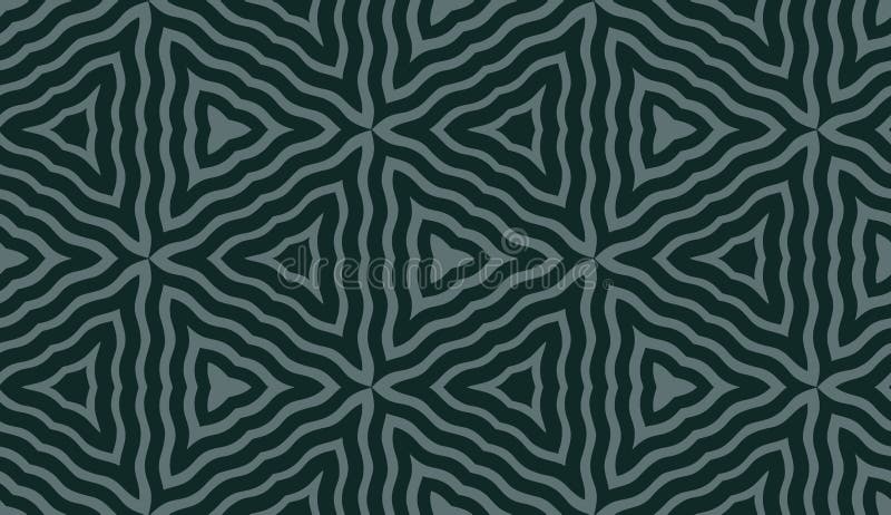 Modelo inconsútil con el ornamento decorativo de sombras verdes y grises stock de ilustración Modelo inconsútil con el ornamento decorativo de sombras verdes y grises stock de ilustración