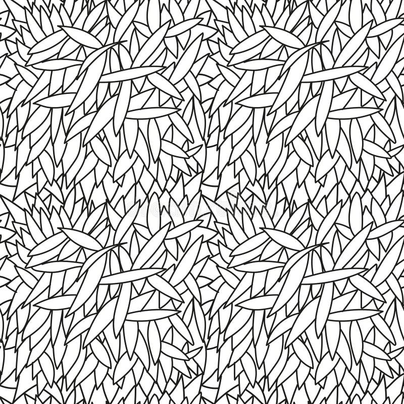 Modelo inconsútil con las hojas ilustración del vector Modelo inconsútil con las hojas ilustración del vector