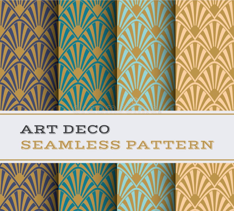 Modelo inconsútil 17 de Art Deco stock de ilustración Modelo inconsútil 17 de Art Deco stock de ilustración