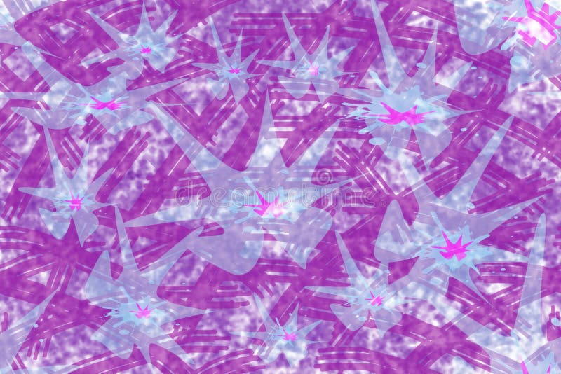 Modelo inconsútil de elementos abstractos coloreados stock de ilustración Modelo inconsútil de elementos abstractos coloreados stock de ilustración