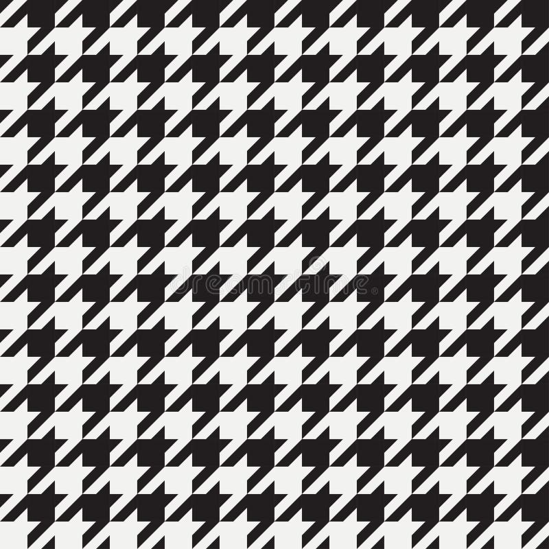 Modelo inconsútil de Houndstooth Fondo para la ropa y otros productos de materia textil Contexto blanco y negro Vector libre illustration Modelo inconsútil de Houndstooth Fondo para la ropa y otros productos de materia textil Contexto blanco y negro Vector libre illustration