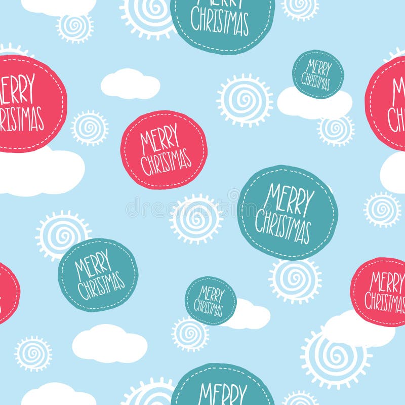Modelo inconsútil de la Feliz Navidad ilustración del vector Modelo inconsútil de la Feliz Navidad ilustración del vector