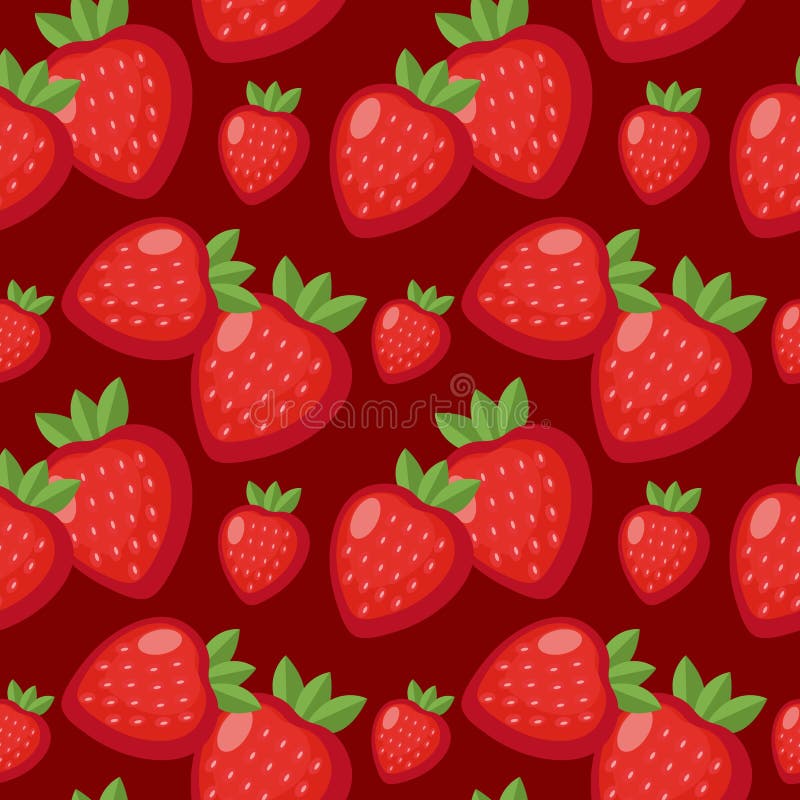 Modelo inconsútil de la fresa Fondo sin fin de la baya, textura Da fruto el fondo Ilustración del vector stock de ilustración Modelo inconsútil de la fresa Fondo sin fin de la baya, textura Da fruto el fondo Ilustración del vector stock de ilustración