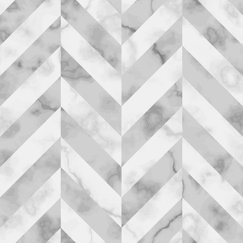 Vector white and gray herringbone marble seamless pattern. Repeat diagonal marbling surface, modern luxurious chessboard background, luxury wallpaper, textile print, parquet and tile. Vector white and gray herringbone marble seamless pattern. Repeat diagonal marbling surface, modern luxurious chessboard background, luxury wallpaper, textile print, parquet and tile.