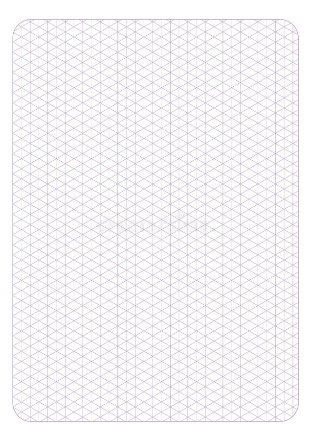 Modelo inconsútil de la rejilla isométrica de la plantilla, ejemplo del vector, stock de ilustración Modelo inconsútil de la rejilla isométrica de la plantilla, ejemplo del vector, stock de ilustración