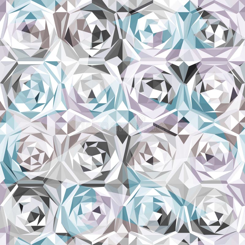 Modelo inconsútil de las rosas de plata libre illustration Modelo inconsútil de las rosas de plata libre illustration